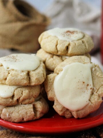 frosted gluten free spiced shortbread