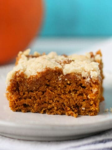 gluten free pumpkin streusel coffee cake