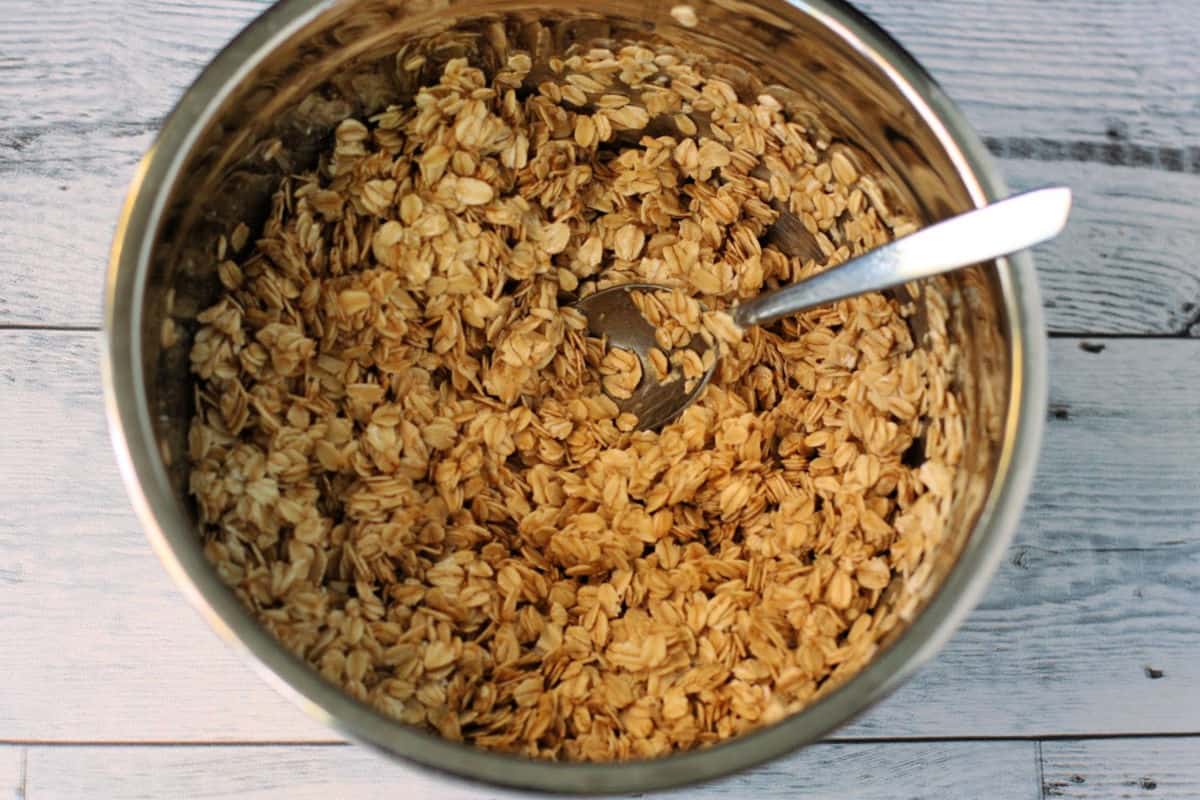 making vegan granola