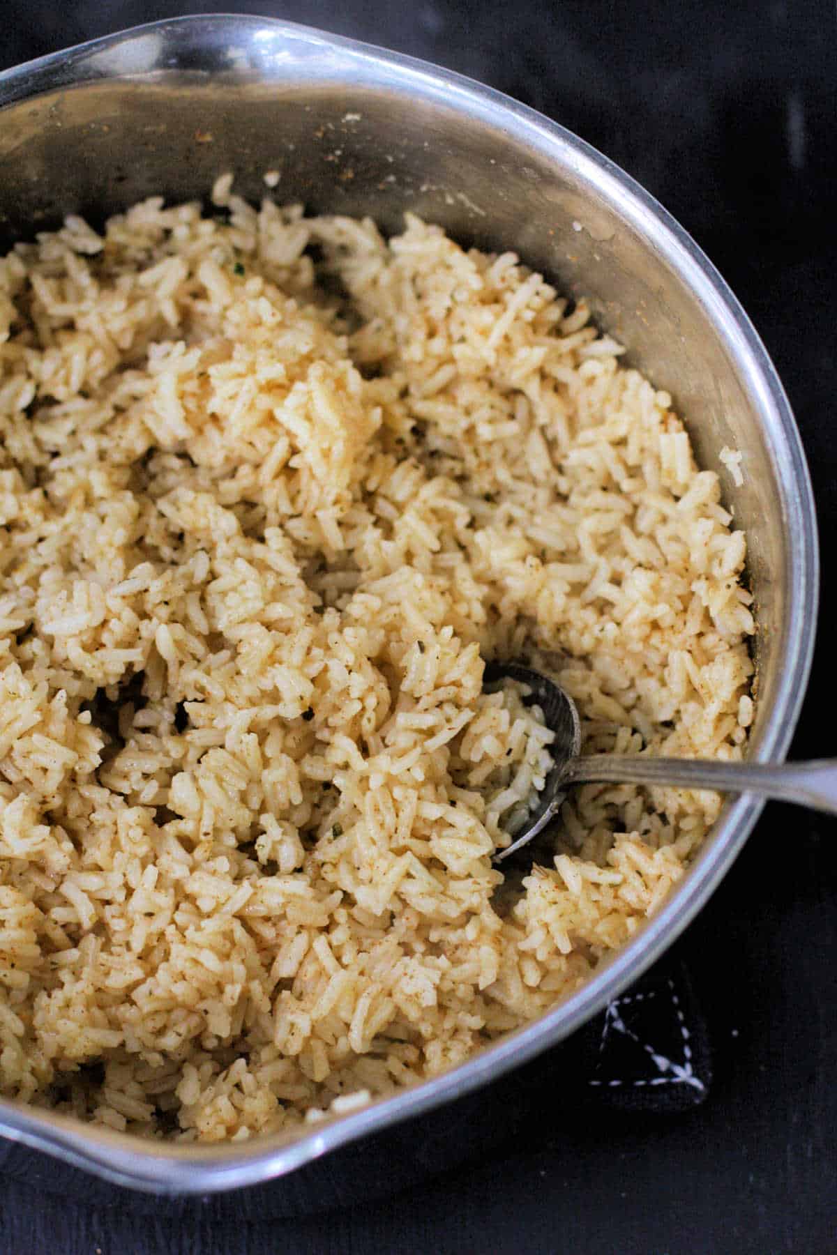 vegan seasoned rice