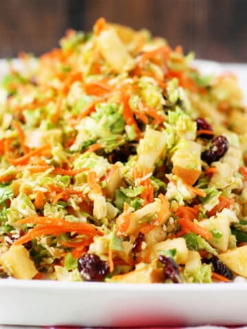 brussels sprout apple slaw