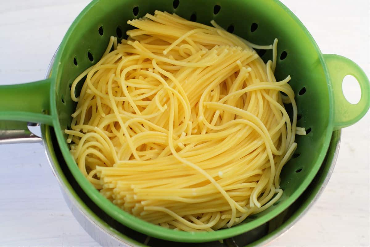 cooked gluten free spaghetti