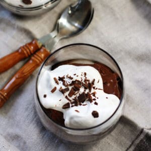 creamy dairy free chocolate pudding