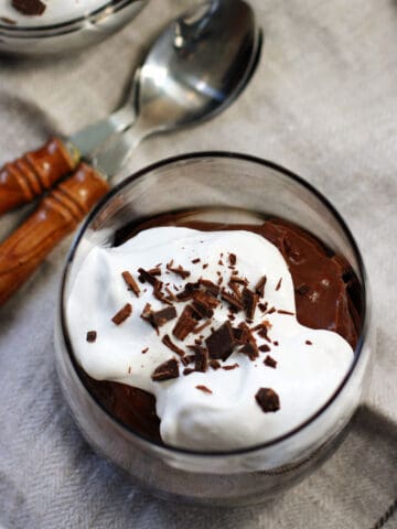 creamy dairy free chocolate pudding