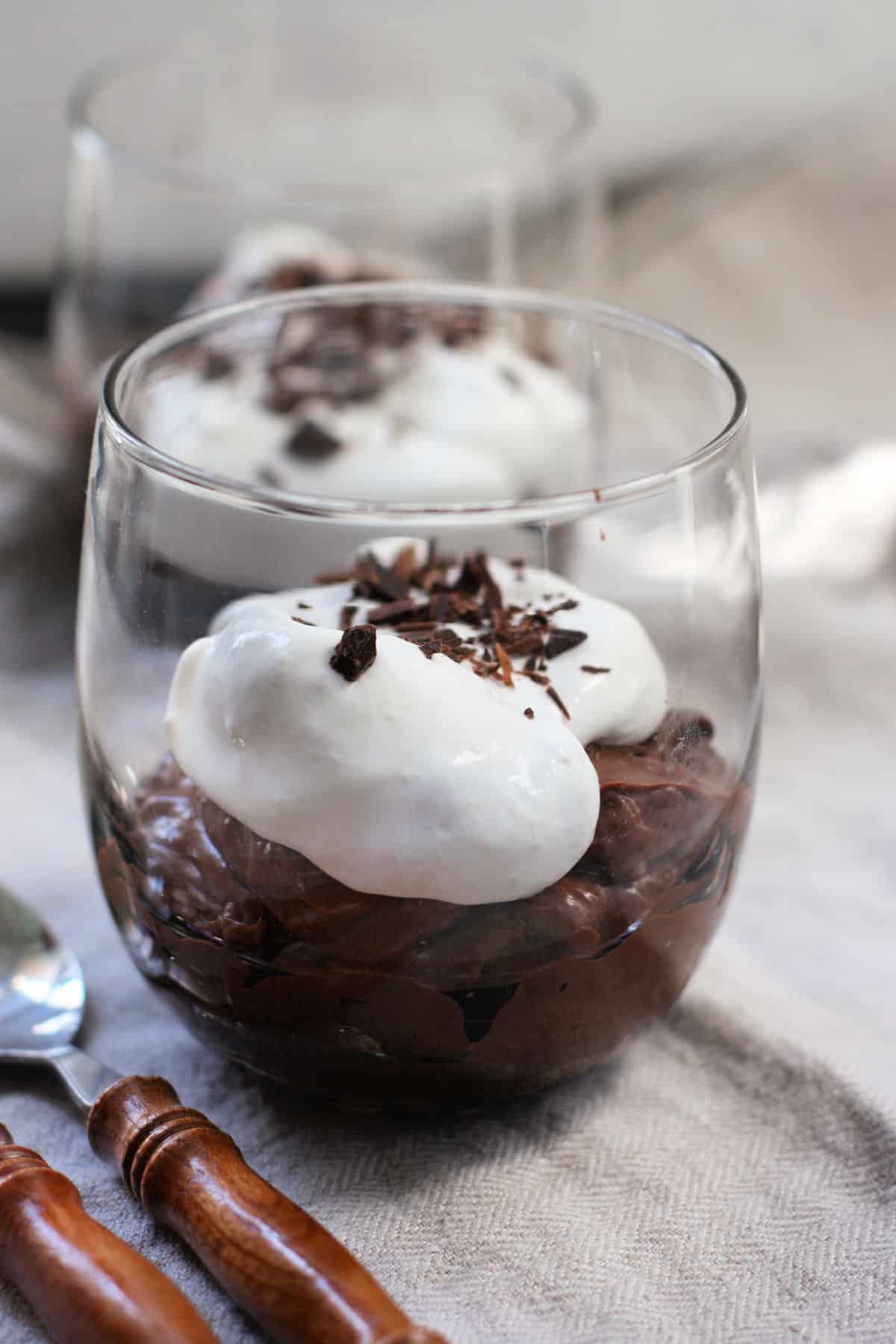 creamy vegan chocolate pudding