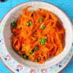homemade carrot noodles