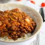 vegan slow cooker lentil curry