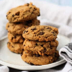 vegan chewy chocolate chip cookie recipe