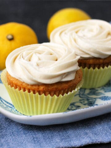vegan lemon cupcakes