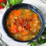 easy slow cooker vegetable bean soup