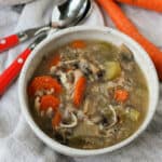slow cooker chicken rice soup