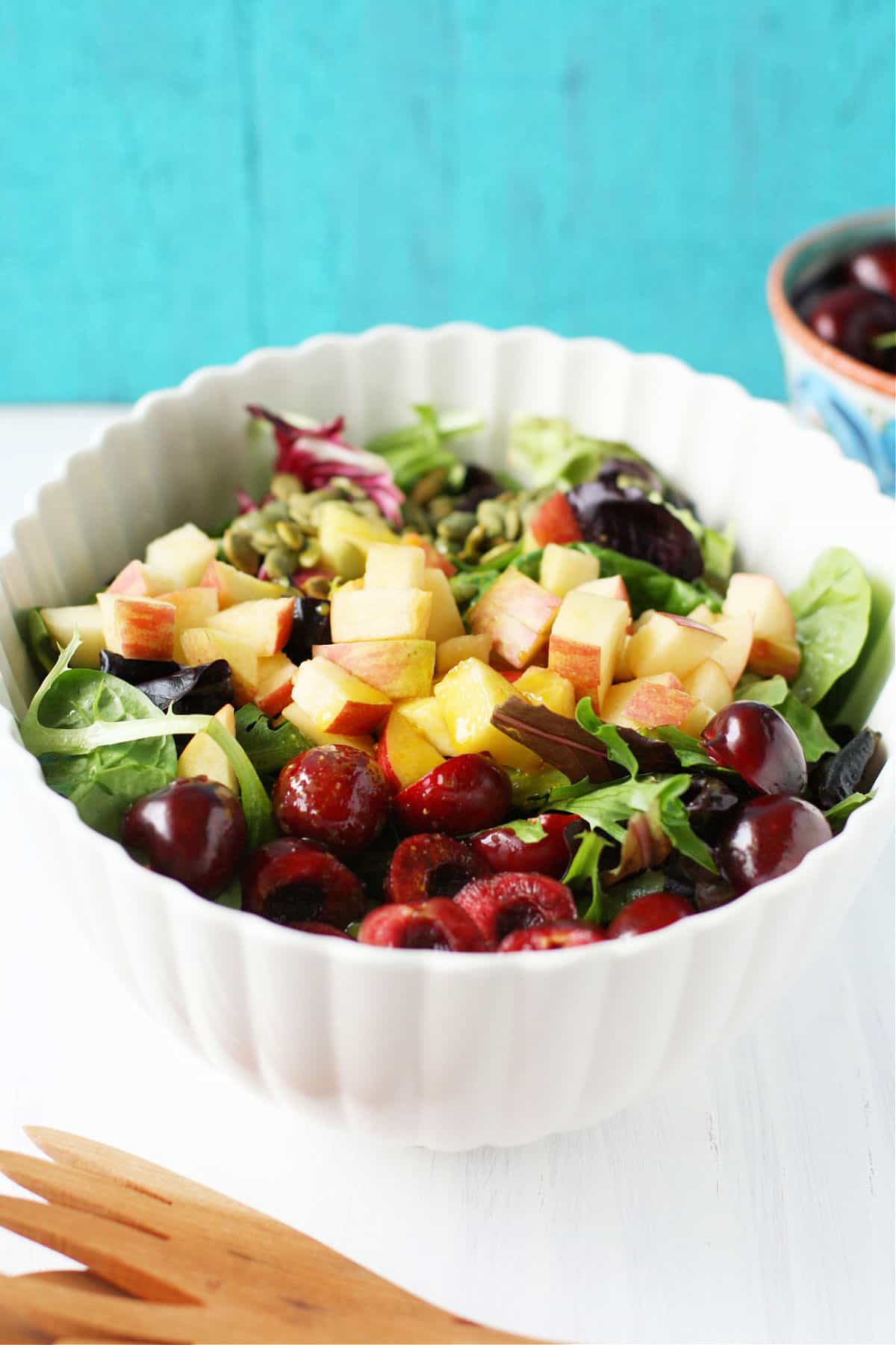 easy michigan salad with cherries