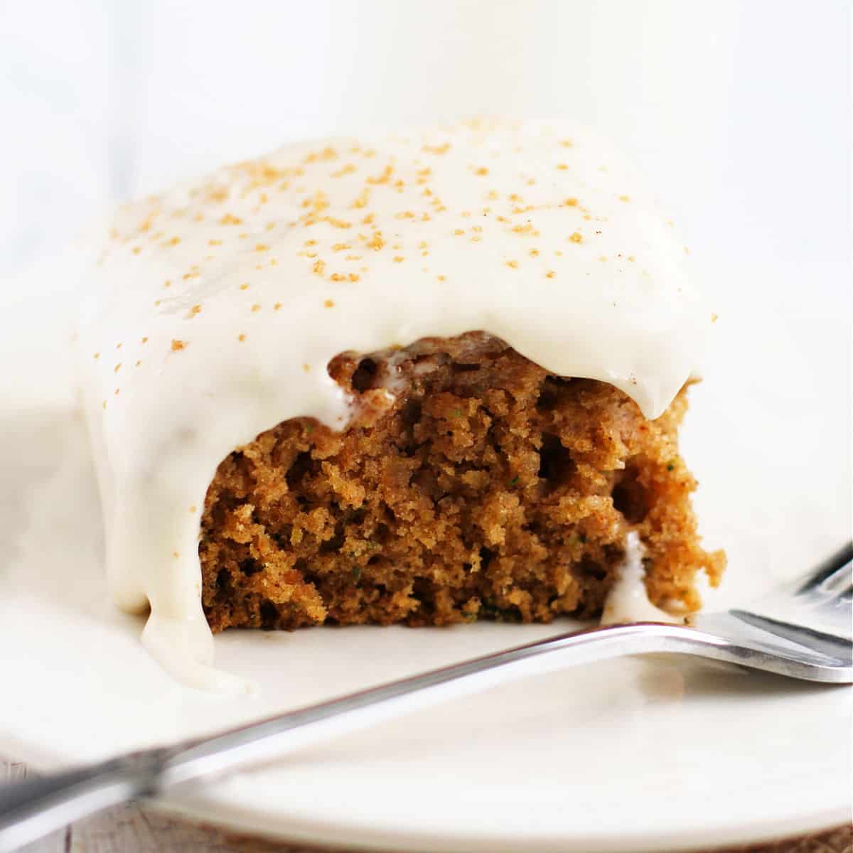 Zucchini Cake with Cream Cheese Frosting.