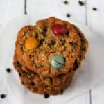 vegan gluten free monster cookies