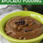 best dairy free vegan chocolate avocado pudding