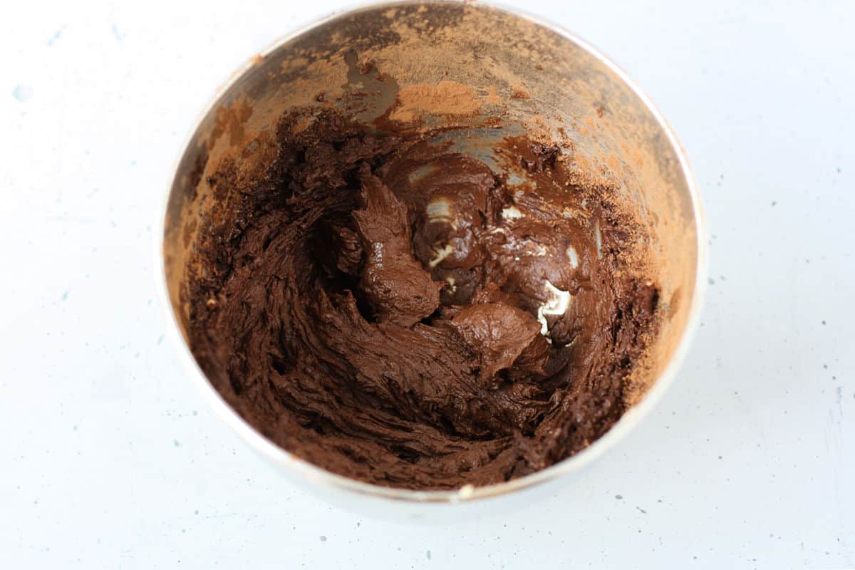 cocoa powder and vegan buttery spread