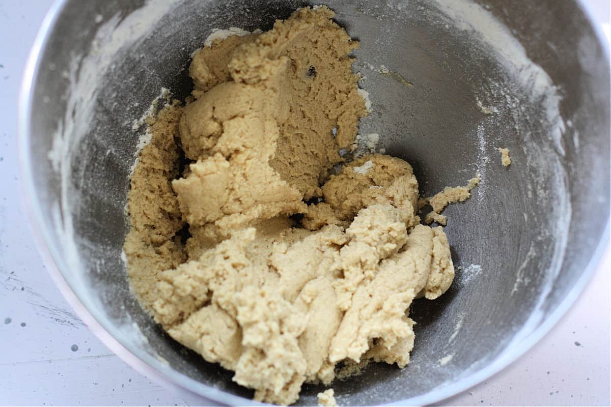 cookie dough before adding chocolate chips