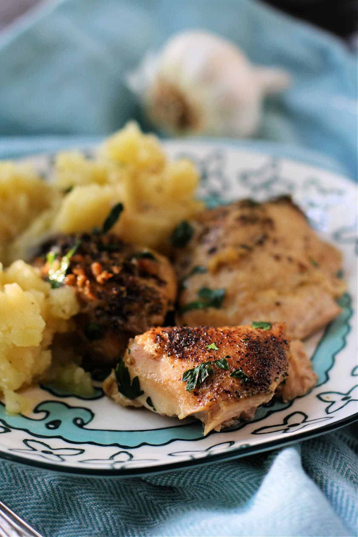 crock pot garlic chicken thighs recipe