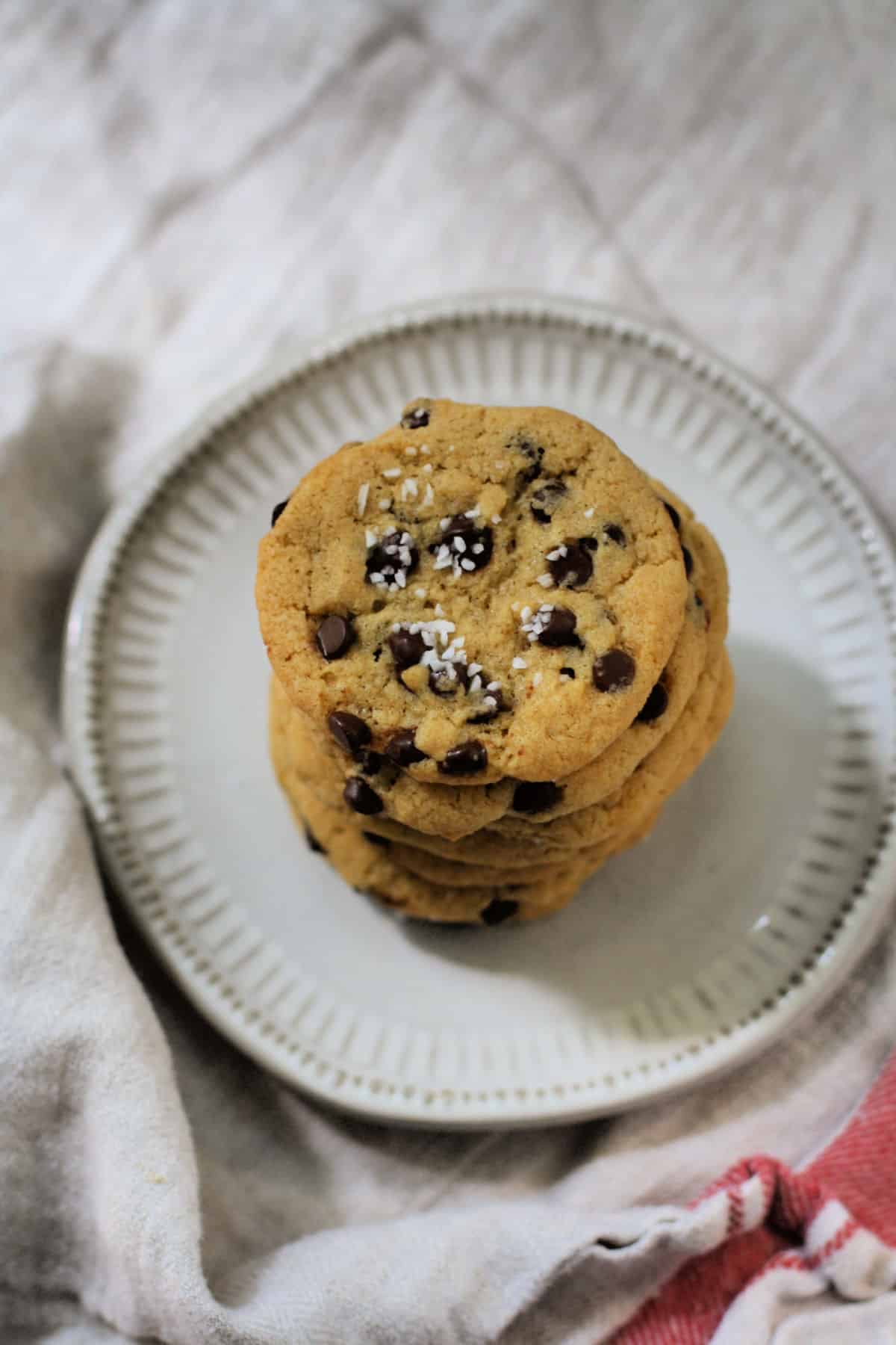 dairy free salted chocolate chip cookies