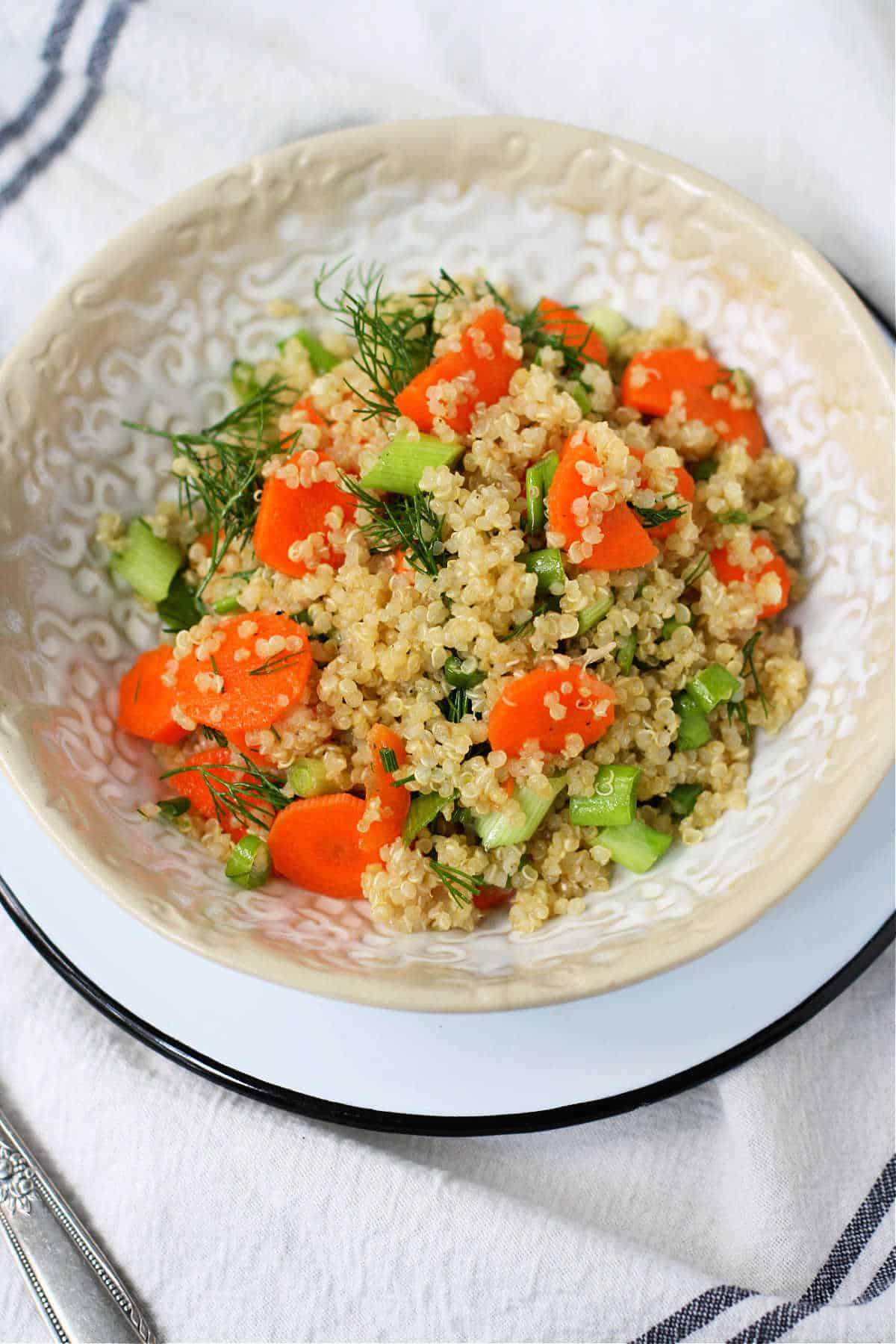 gluten free quinoa dill salad