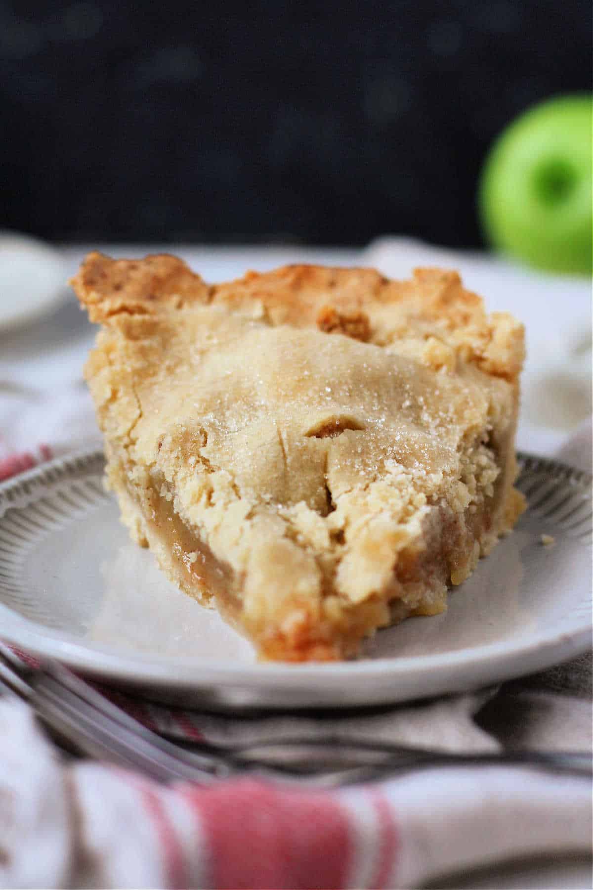 homemade gluten free vegan apple pie