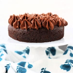 mini gluten free vegan chocolate cake