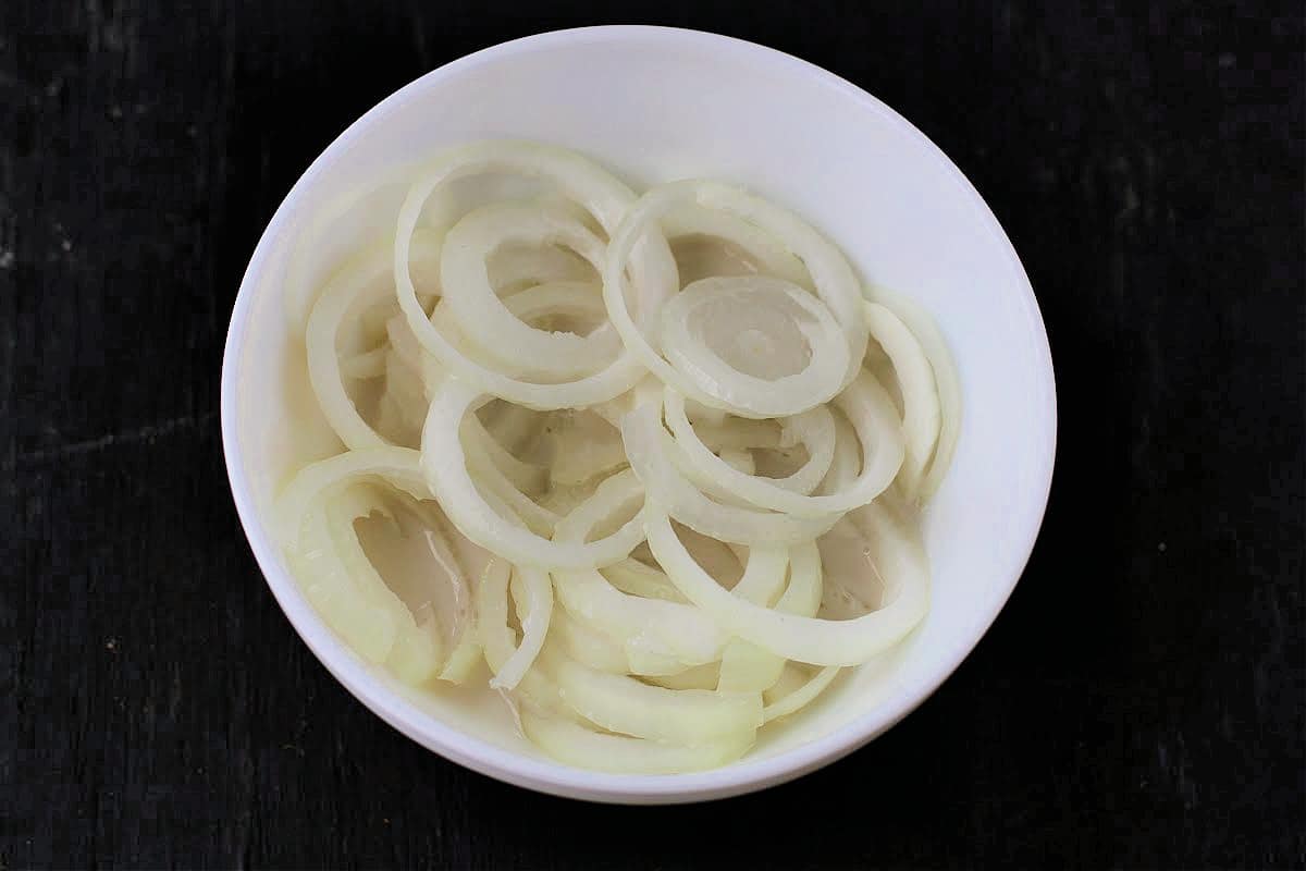 onions soaking in dairy free milk