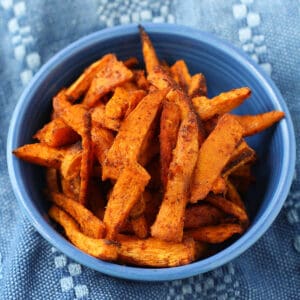 seasoned baked sweet potato fries