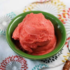 strawberry nice cream without bananas