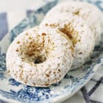 vegan powdered donuts