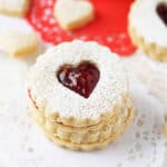 gluten free vegan linzer cookies
