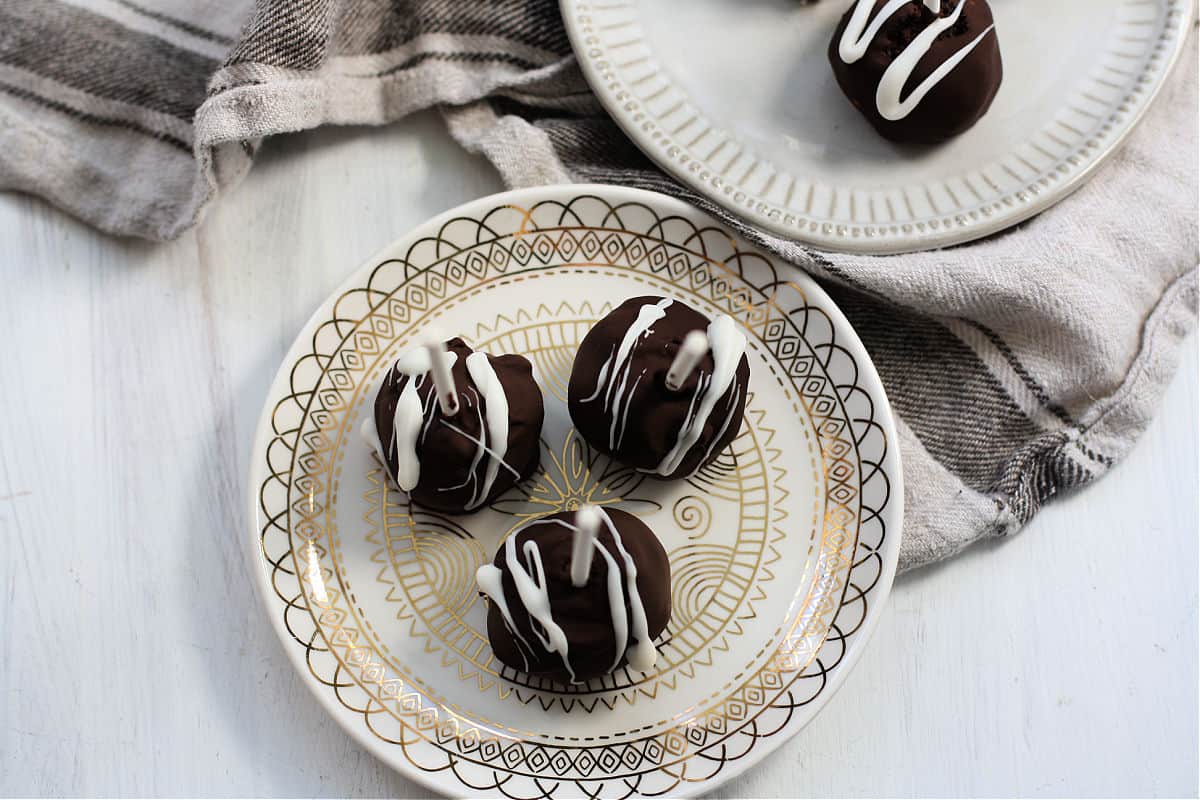 gluten free dairy free chocolate cake balls