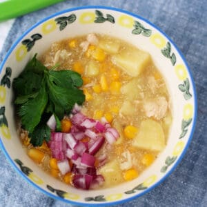 White Chicken Chili without Beans.