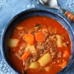 easy no bean beef chili