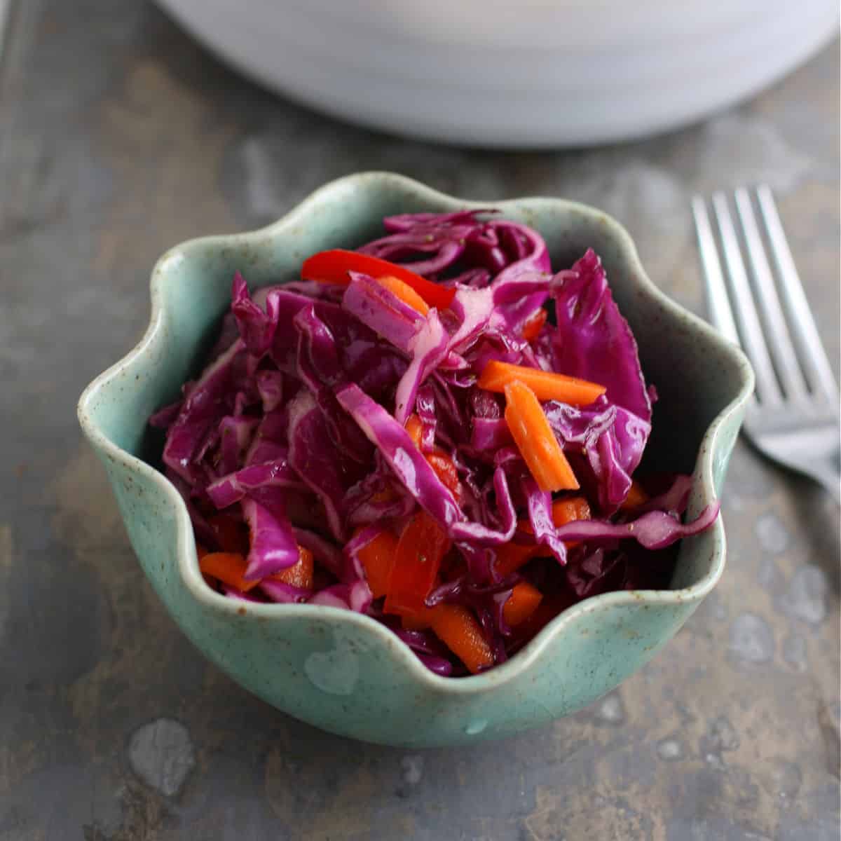 red cabbage salad dressing Red Cabbage Slaw Recipe