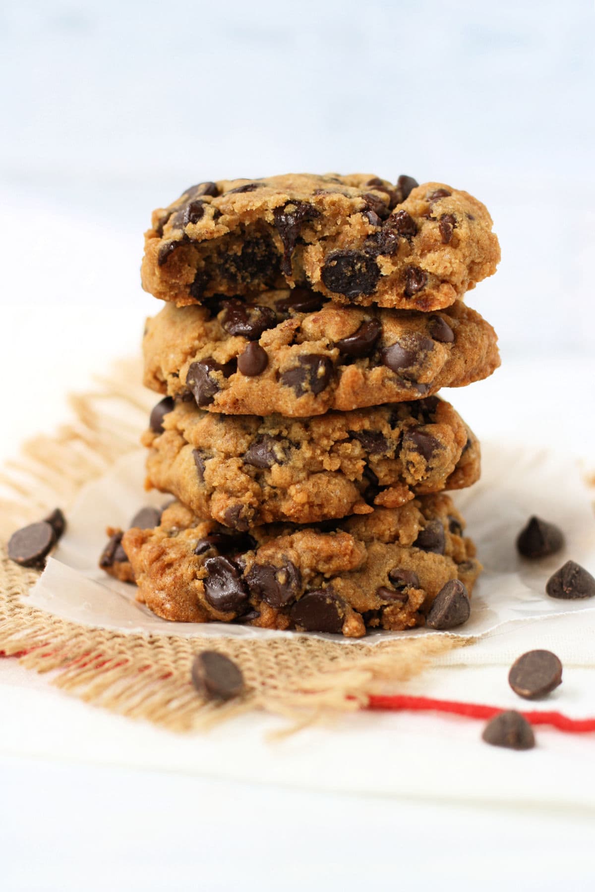 chewy chocolate chip cookies without dairy or eggs