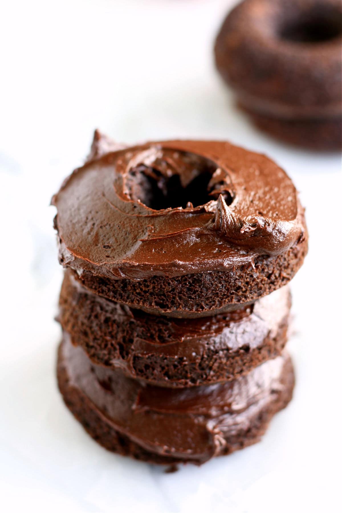 chocolate frosted gluten free donuts
