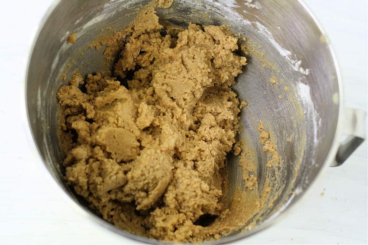 egg free cookie dough before adding chocolate chips