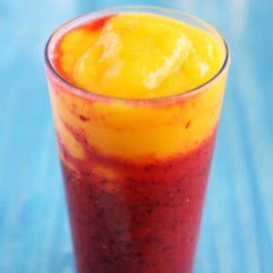 dairy free mango cherry smoothie