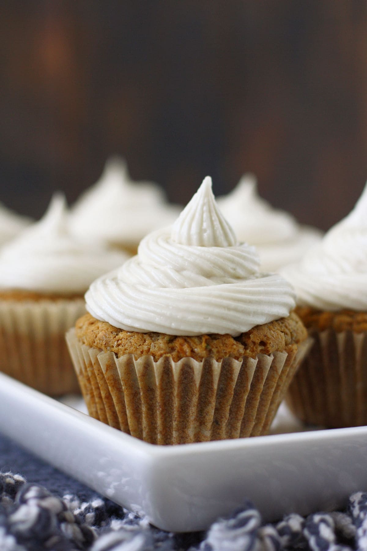 gluten free zucchini spice cupcakes
