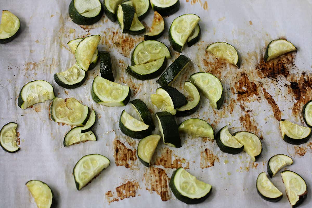 roasted zucchini