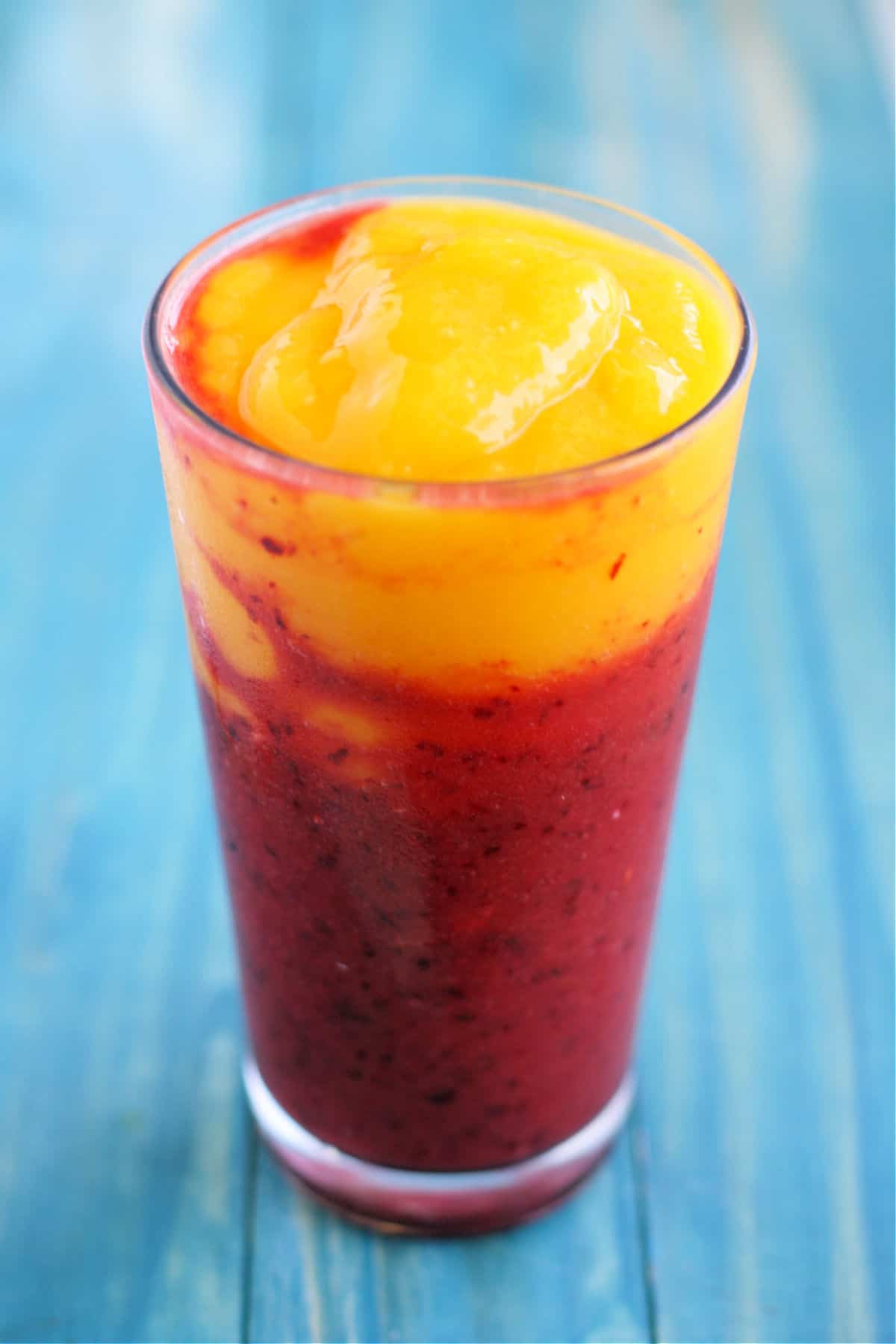 simple dairy free mango cherry smoothie