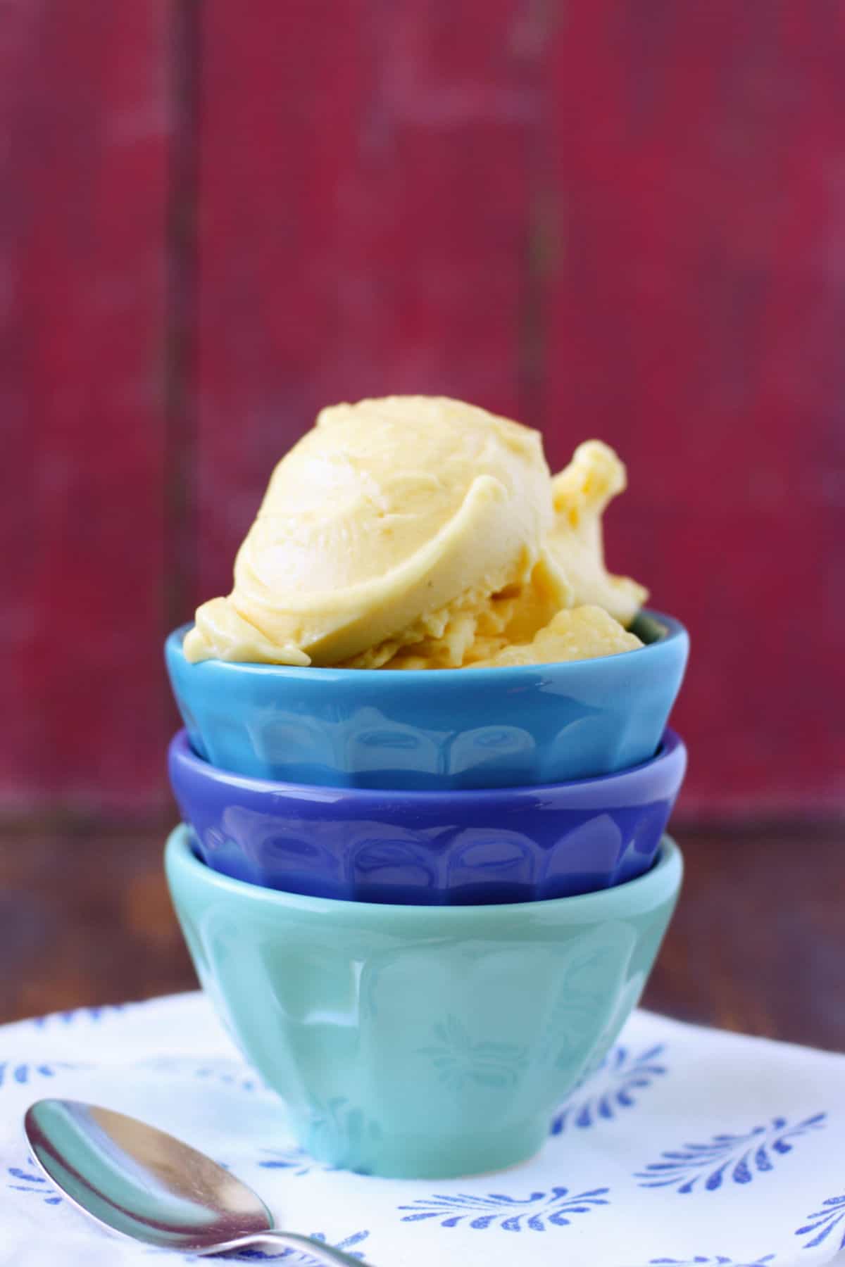 two ingredient mango nice cream
