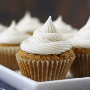 vegan gluten free zucchini spice cupcakes