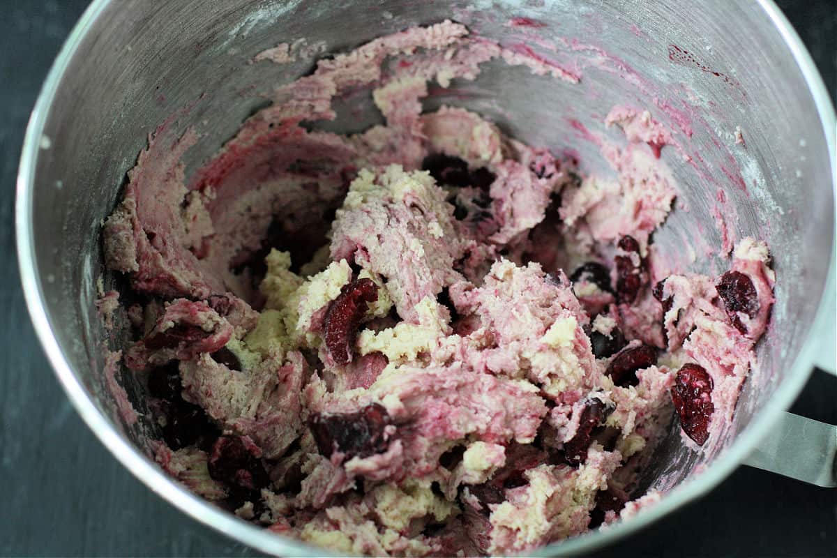 gluten free cherry cookie dough