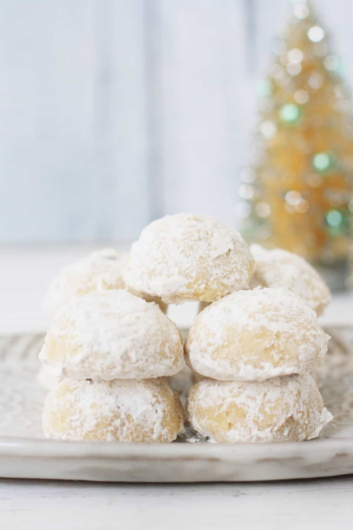 dairy free gluten free snowball cookies