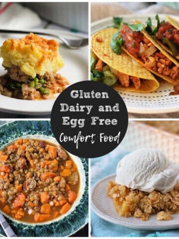 gluten free dairy free egg free comfort food recipes