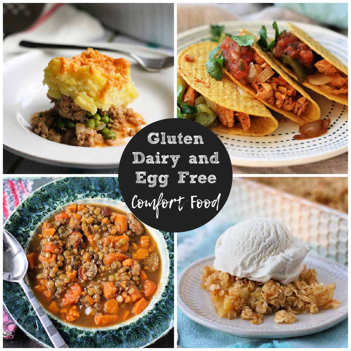 gluten free dairy free egg free comfort food recipes