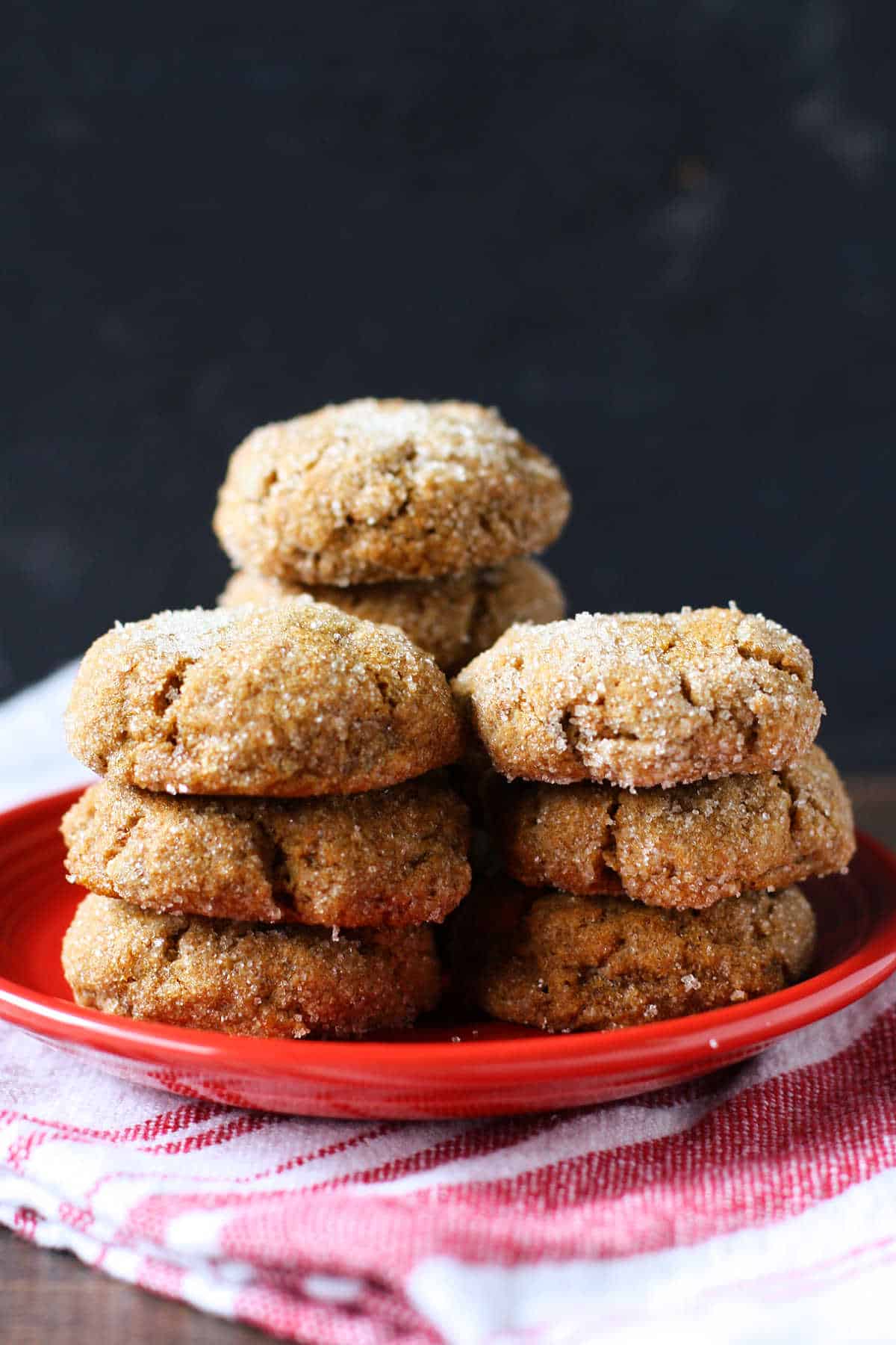 gluten free pumpkin spice chewy molasses cookie recipe