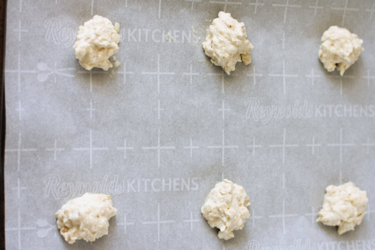 lace cookies before baking